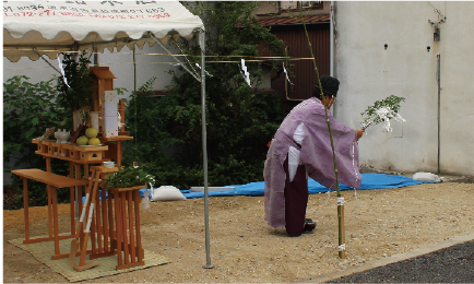 家づくりの流れ5 地鎮祭〜建前